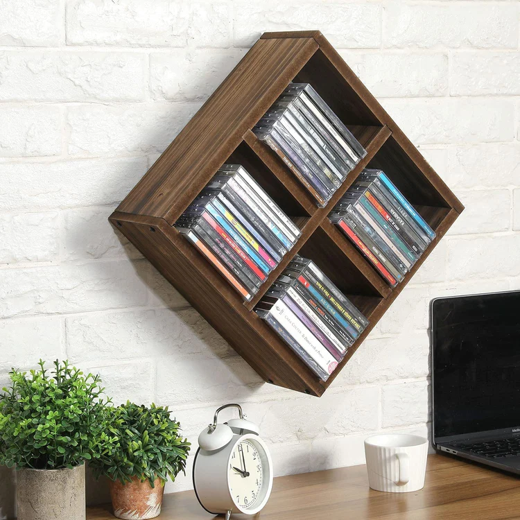 Wooden CD Rack3